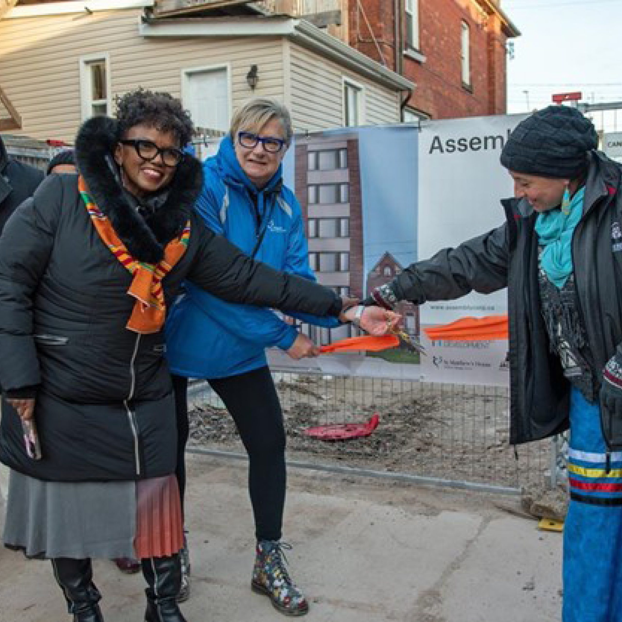 A ribbon-cutting.