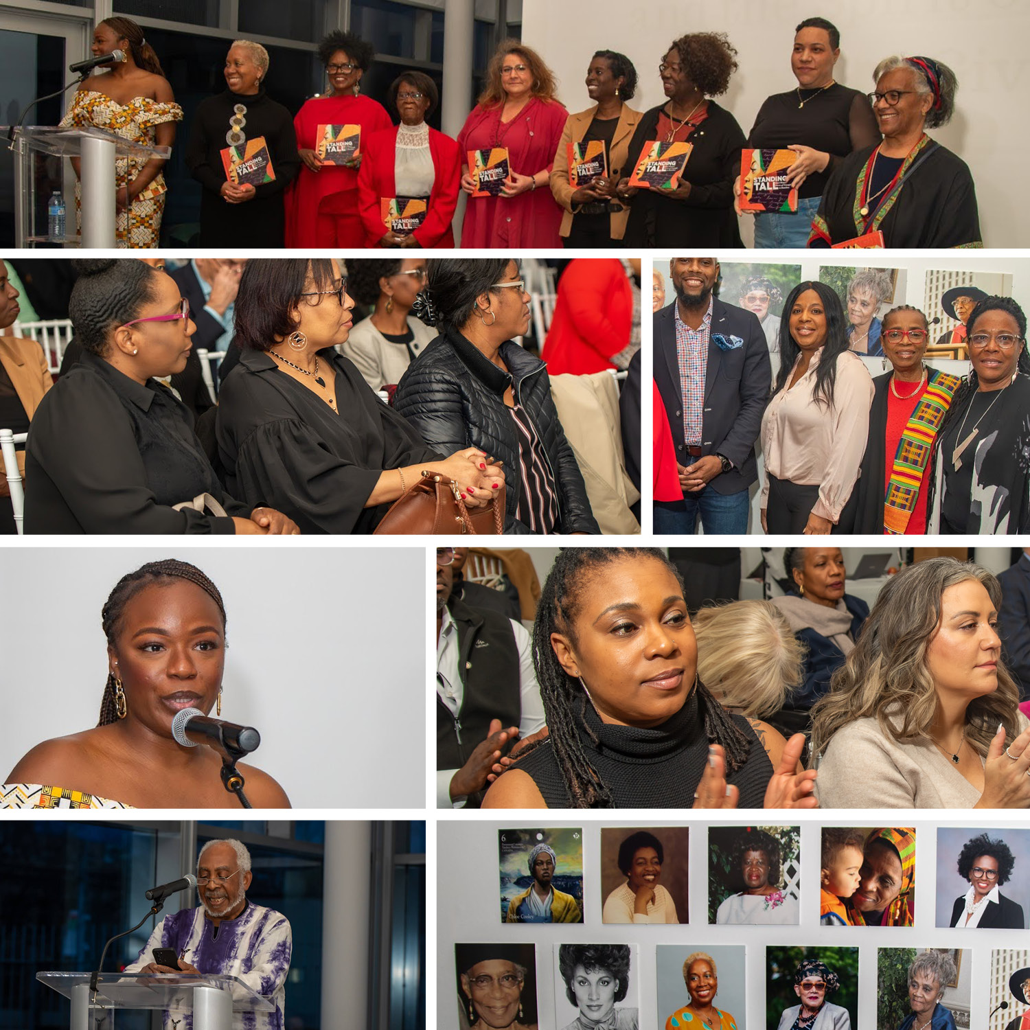 Photos from the book launch event.
